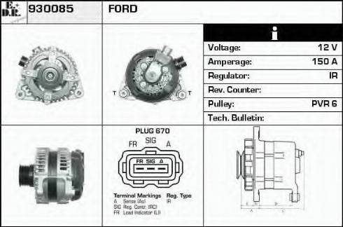 EDR 930085 - Alternator www.molydon.hr