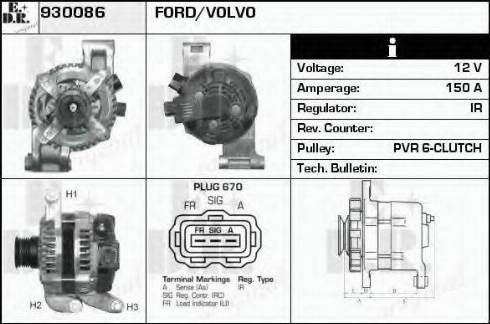 EDR 930086 - Alternator www.molydon.hr