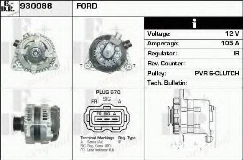 EDR 930088 - Alternator www.molydon.hr