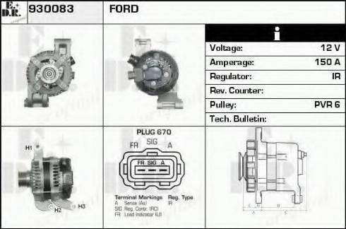 EDR 930083 - Alternator www.molydon.hr