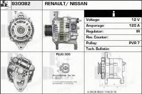 EDR 930082 - Alternator www.molydon.hr