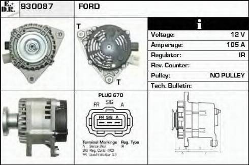 EDR 930087 - Alternator www.molydon.hr