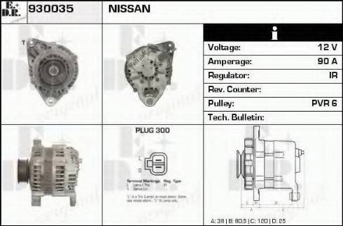 EDR 930035 - Alternator www.molydon.hr