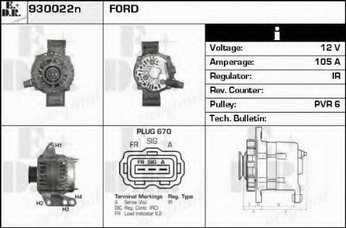 EDR 930022N - Alternator www.molydon.hr