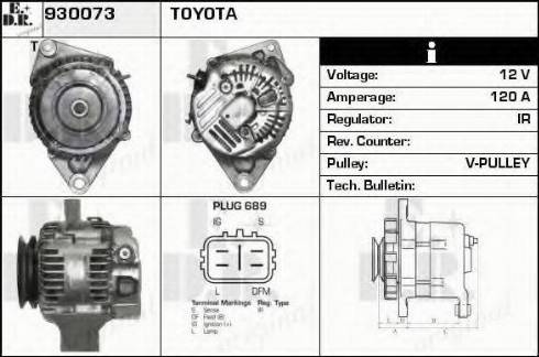 EDR 930073 - Alternator www.molydon.hr