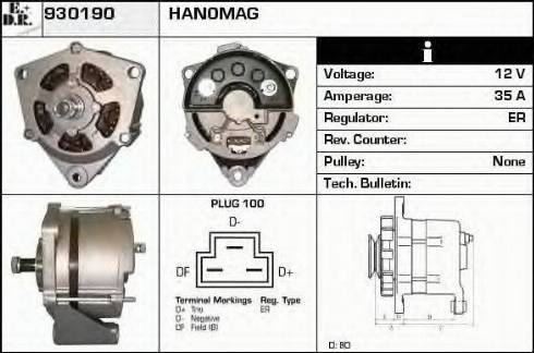 EDR 930190 - Alternator www.molydon.hr