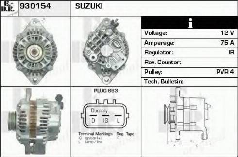 EDR 930154 - Alternator www.molydon.hr