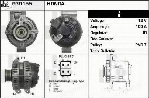 EDR 930155 - Alternator www.molydon.hr