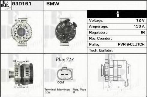 EDR 930161 - Alternator www.molydon.hr