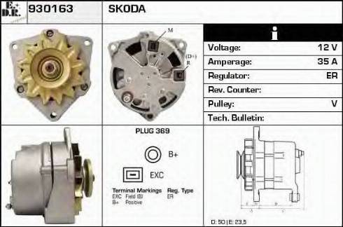 EDR 930163 - Alternator www.molydon.hr