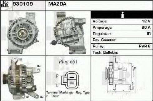 EDR 930109 - Alternator www.molydon.hr