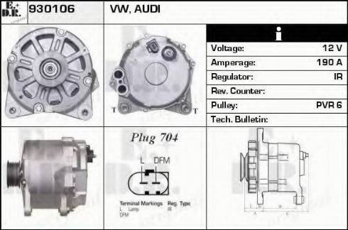 EDR 930106 - Alternator www.molydon.hr