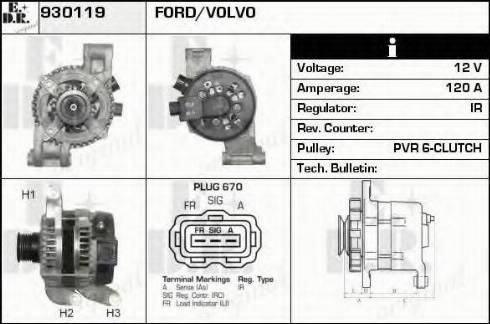 EDR 930119 - Alternator www.molydon.hr