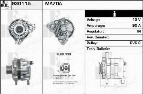 EDR 930115 - Alternator www.molydon.hr