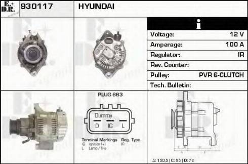 EDR 930117 - Alternator www.molydon.hr