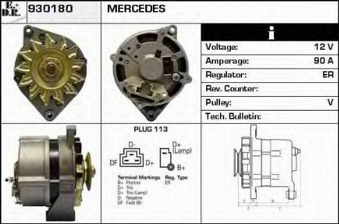 EDR 930180 - Alternator www.molydon.hr