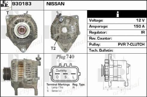 EDR 930183 - Alternator www.molydon.hr