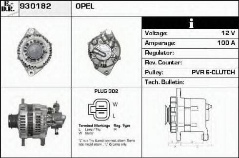 EDR 930182 - Alternator www.molydon.hr