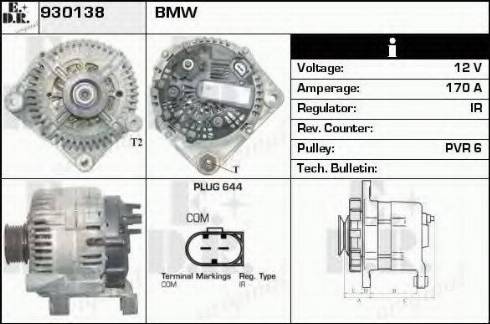 EDR 930138 - Alternator www.molydon.hr