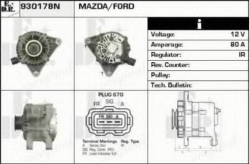 EDR 930178N - Alternator www.molydon.hr