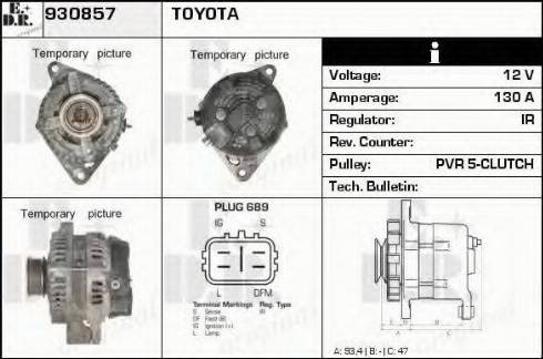 EDR 930857 - Alternator www.molydon.hr