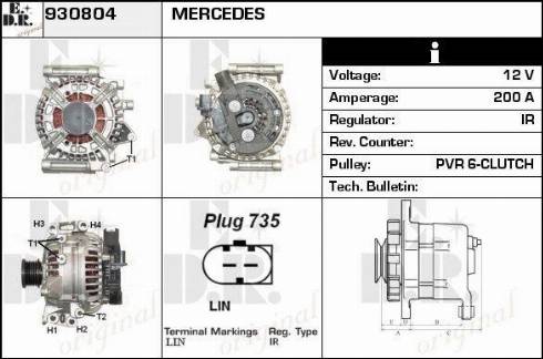 EDR 930804 - Alternator www.molydon.hr