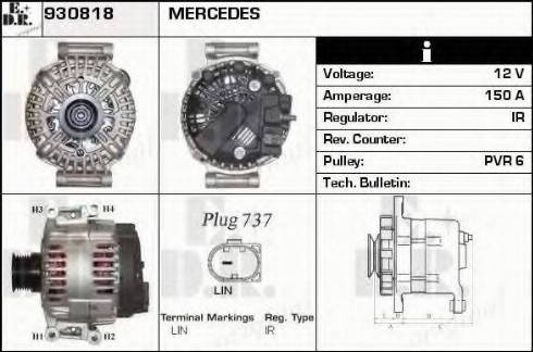 EDR 930818 - Alternator www.molydon.hr