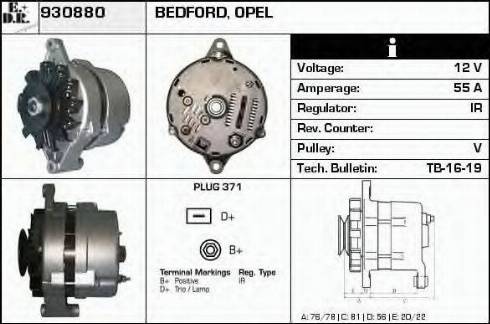 EDR 930880 - Alternator www.molydon.hr