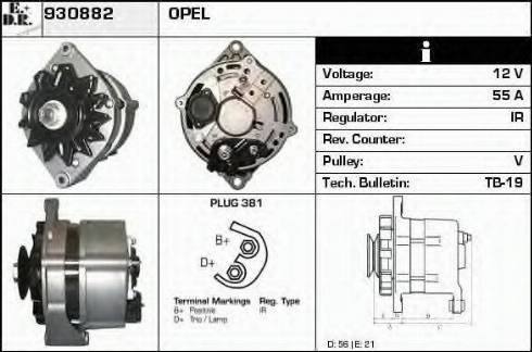 EDR 930882 - Alternator www.molydon.hr