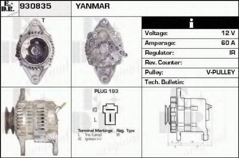 EDR 930835 - Alternator www.molydon.hr