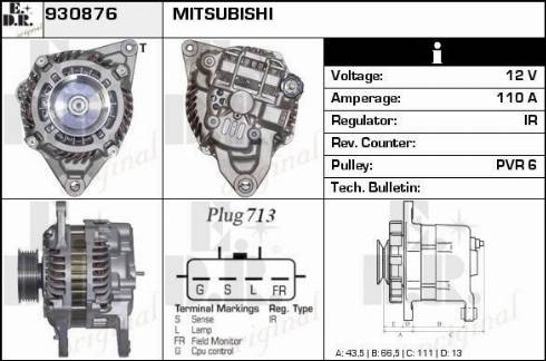 EDR 930876 - Alternator www.molydon.hr