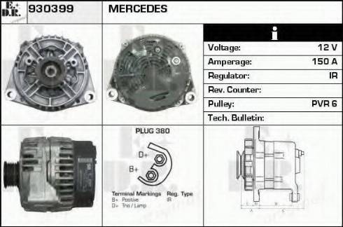 EDR 930399 - Alternator www.molydon.hr