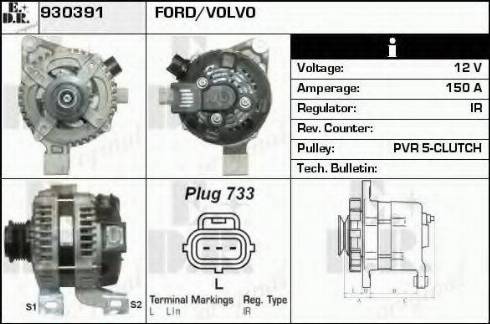 EDR 930391 - Alternator www.molydon.hr