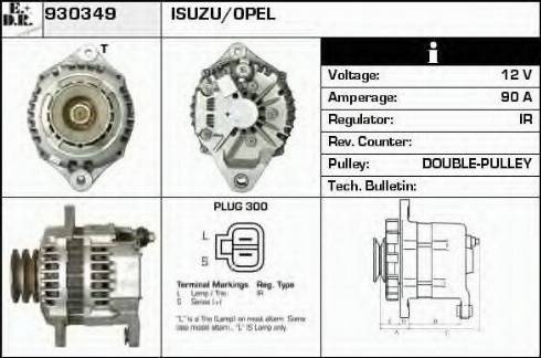 EDR 930349 - Alternator www.molydon.hr