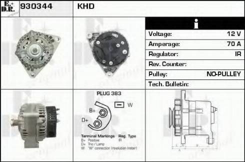 EDR 930344 - Alternator www.molydon.hr