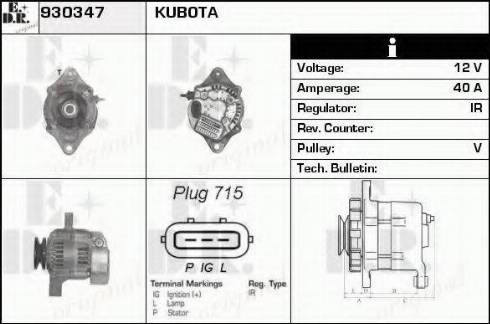 EDR 930347 - Alternator www.molydon.hr