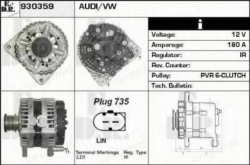 EDR 930359 - Alternator www.molydon.hr