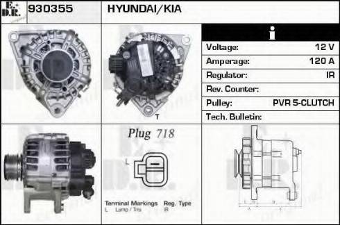 EDR 930355 - Alternator www.molydon.hr