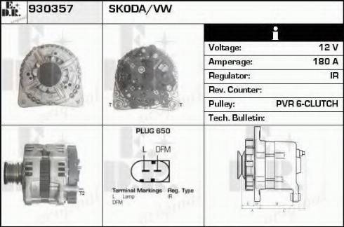 EDR 930357 - Alternator www.molydon.hr