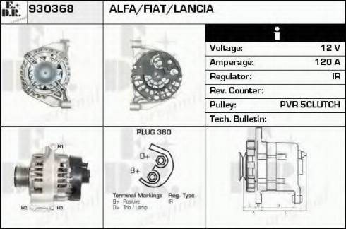 EDR 930368 - Alternator www.molydon.hr