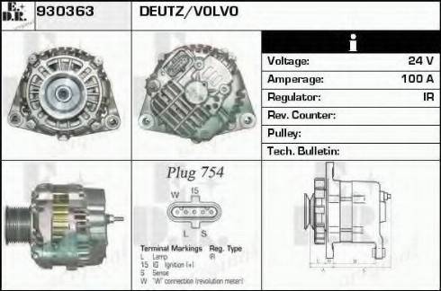 EDR 930363 - Alternator www.molydon.hr