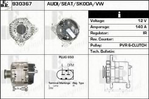 EDR 930367 - Alternator www.molydon.hr