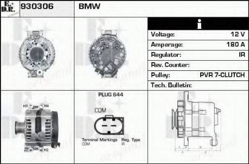 EDR 930306 - Alternator www.molydon.hr