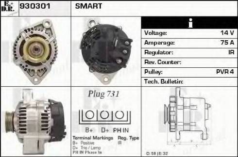 EDR 930301 - Alternator www.molydon.hr