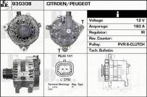 EDR 930308 - Alternator www.molydon.hr