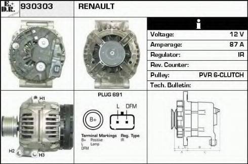 EDR 930303 - Alternator www.molydon.hr