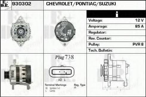 EDR 930302 - Alternator www.molydon.hr