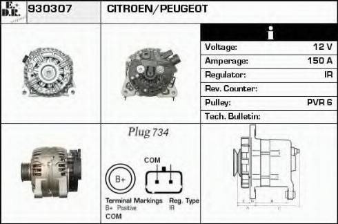 EDR 930307 - Alternator www.molydon.hr