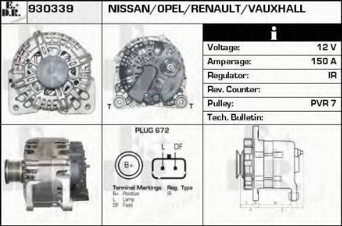 EDR 930339 - Alternator www.molydon.hr