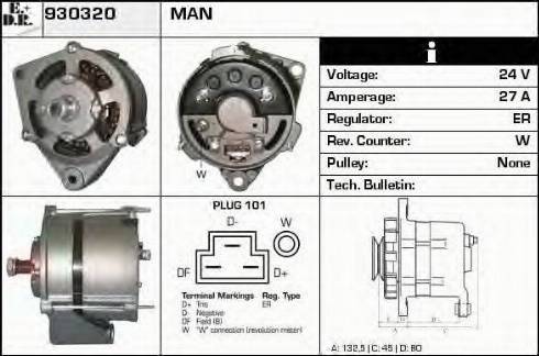 EDR 930320 - Alternator www.molydon.hr